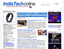 Tablet Screenshot of indiatechonline.com